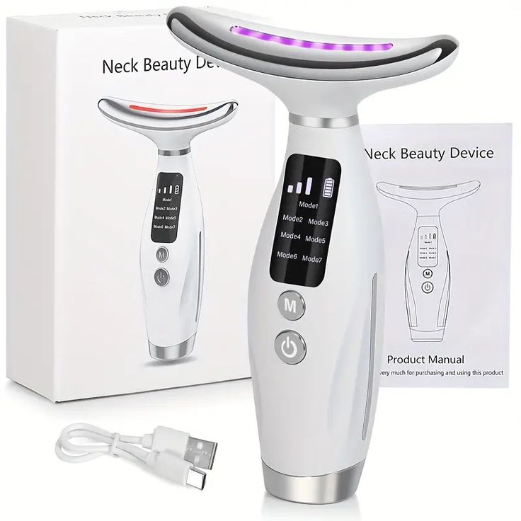 EMS Neck Beauty Device HY69 โ Facial & Neck Lift Massager for Skin Tightening, Anti-Aging & Wrinkle Reduction