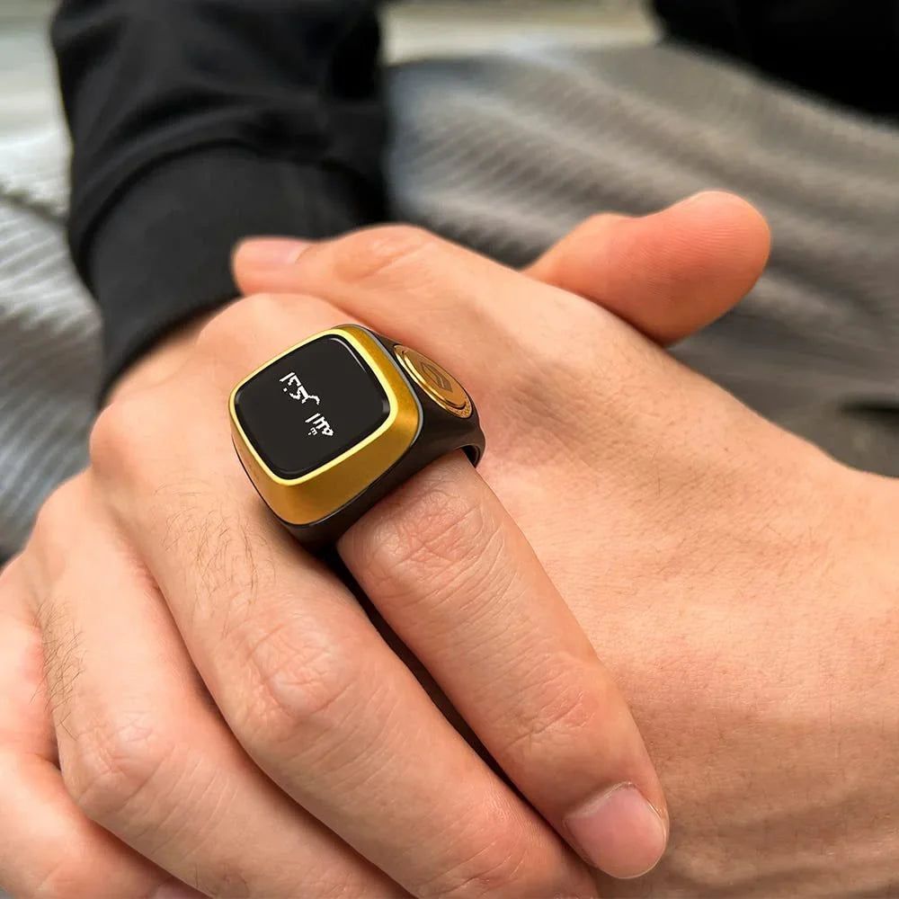 Smart Islamic Prayer Counter & Tasbih Ring